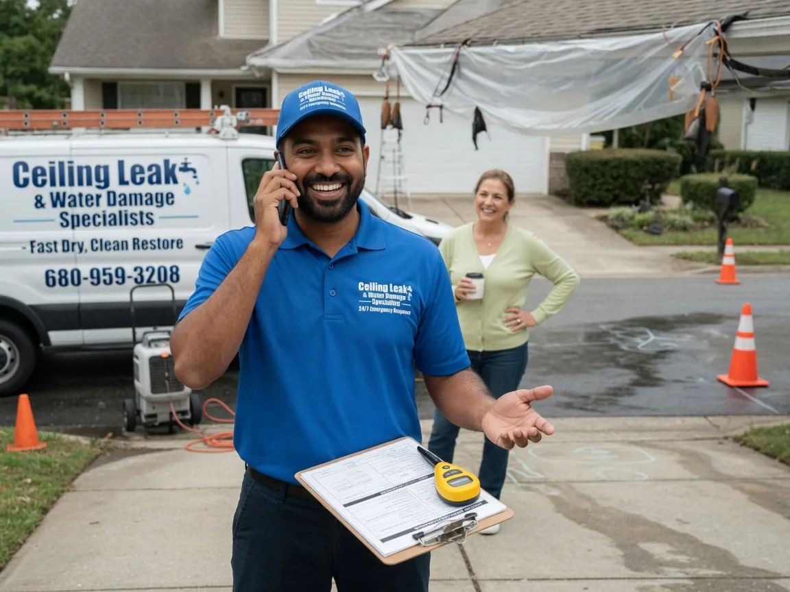 Ceiling Leak Cleanup Steelville, MO FAQs
